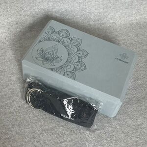 Overmont Yoga Block & Strap